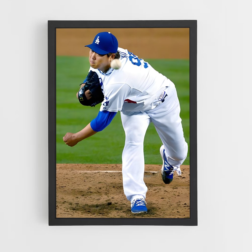 Poster L'Art de la Lancer – affiche Baseball (vue 2)